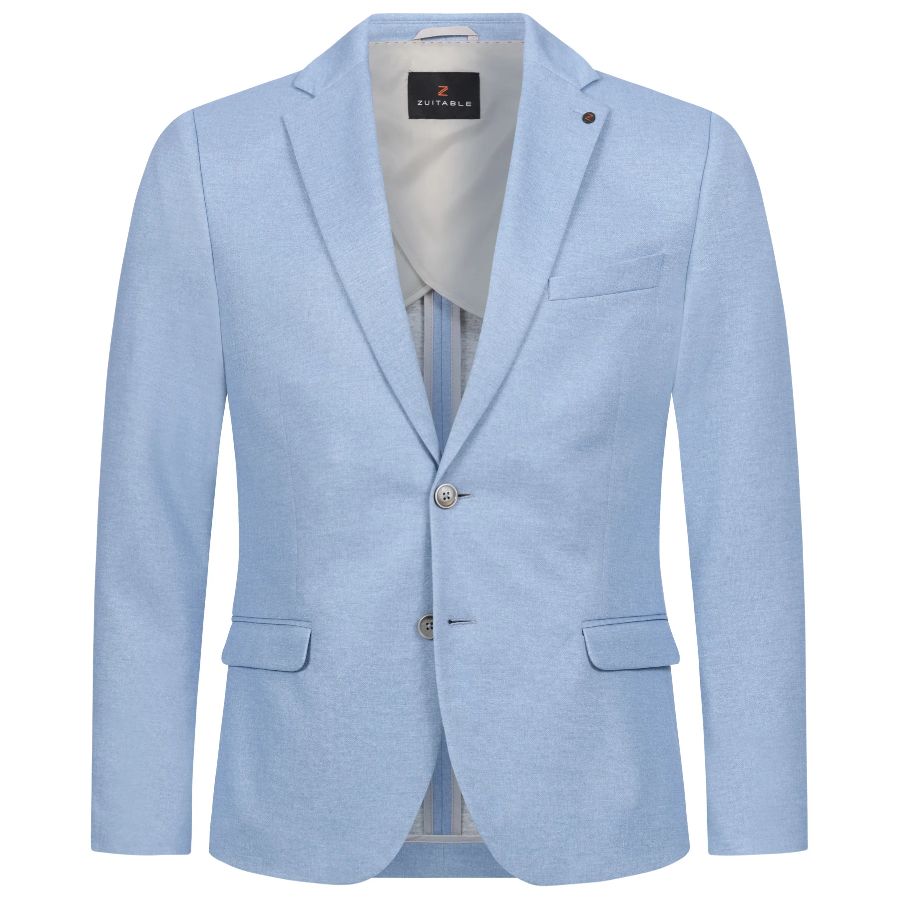 Hollowman-Aufnahme eines Sakkos – natürliche Silhouette ohne sichtbare Büste